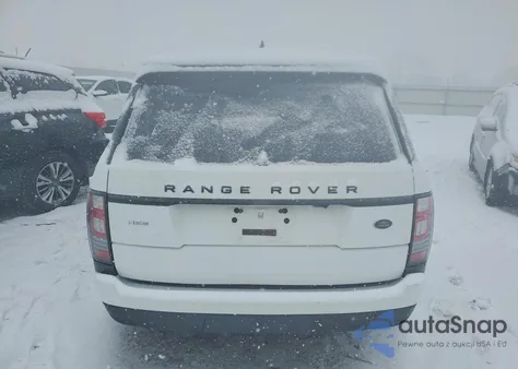 2017 Land Rover Range Rover Hse z USA, uszkodzony, nr VIN SALGS2FV6HA369452